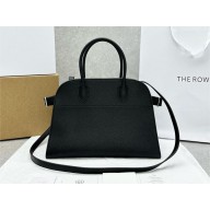 THE ROW MARGAUX 12 BAG IN pebble grain leather black 2024