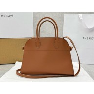 THE ROW MARGAUX 12 BAG IN BOX LEATHER caramel 2024
