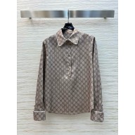 GUCCI GG silk twill shirt 2024