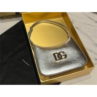 Dolce & Gabbana 3.5 shoulder bag in calfskin silver 2024