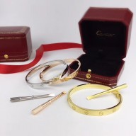 Cartier Love Bracelet with screwdriver&without Diamonds