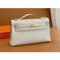 Hermès mini Kelly Pochette in epsom leather carie (full handmade)