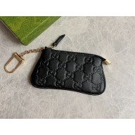 gucci GG embossed key case black 671722 2022
