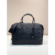 PRADA Quilted Re-Nylon travel bag 2VA009 BLACK 2023