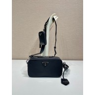 PRADA BLACK RE-NYLON SHOULDER BAG 1BH197 2023