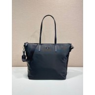 Prada Women's Black Nylon Shopping Tote 1BG189 2023