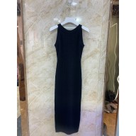 Balmain logo printed JERSEY DRESS black 2023