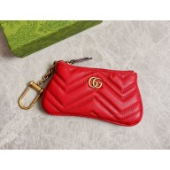 gucci red marmont key case 671722 2022