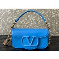 Valentino Locò Small Shoulder Bag In Calfskin Leather With Enamel 5030 2023