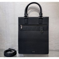 Dior Black Grained Calfskin Safari tote Bag 2022
