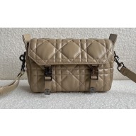Dior Small Diorcamp Bag Beige in Macrocannage Calfskin 2022