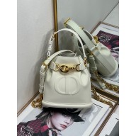 dior white CD-Embossed Calfskin small C'est Bag 2023