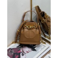 dior golden CD-Embossed Calfskin small C'est Bag 2023
