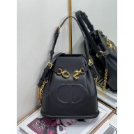 dior black Saddle CD-Embossed Calfskin Medium C'est Bag 2023