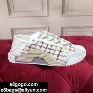 Dolce & Gabbana NS1 women’s Slip On Sneakers In Mixed Materials 2021 28