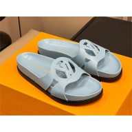Louis Vuitton Isola Flat Comfort Mule blue 2024