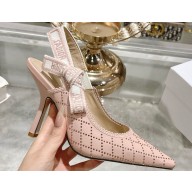 Dior Capture Slingback pump pink leather crystal heel 8.5cm 2025