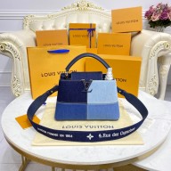 louis vuitton denim CAPUCINES BB bag M59430 