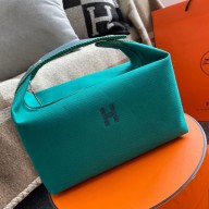 Hermès Bride-A-Brac bag in large size blue paon