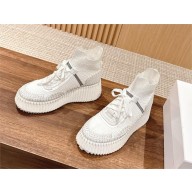 Chloe Nama 80mm platform wedge sneakers 04 2023