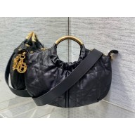 dior tote bag in black calfskin 2025 spring