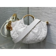 dior tote bag in white calfskin 2025 spring