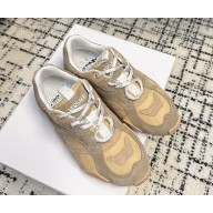 Versace women/men Galaxia Sneakers Calf leather beige 2025