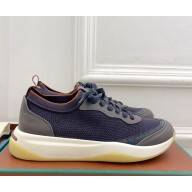 Loro Piana Men's Round-Toe Lace-Up Sneakers 03-2024