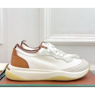 Loro Piana Men's Round-Toe Lace-Up Sneakers 06-2024