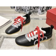 Valentino Garavani Chromathon sneaker in perforated nappa black 2024