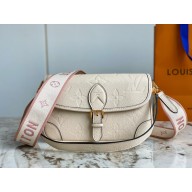 louis vuitton Diane satchel bag in Monogram Empreinte leather M46388 creme 2023