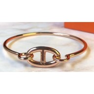 Hermes Ronde Bracelet Small Model Pink Gold