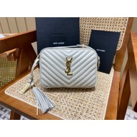 SAINT LAURENT MONOGRAM LOU CAMERA BAG 520534 white (ORIGINAL QUALITY)