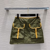 PRADA Re-Nylon skirt LODEN GREEN spring 2024