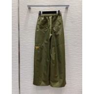 PRADA Re-Nylon pants LODEN GREEN spring 2024