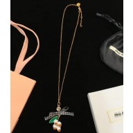 Miu Miu Bow Necklace 2019