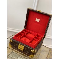 Louis Vuitton Monogram Canvas Coffret Jewelry Box M20040 Red