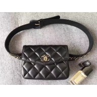 Chanel Lambskin Leather Quilting 18CM/15CM Belt Bag 2018