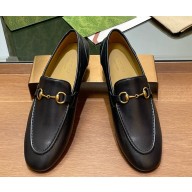 Gucci Women's Jordaan Leather loafer black 786016 1109-2024