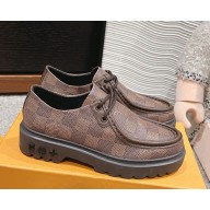 Louis Vuitton women/men 1ADG1Q LV Ranger Derby Ebene Damier grained calf leather 2025