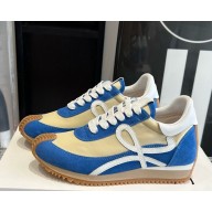Loewe women/men Flow Runner in nylon and suede 01c-2025