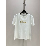 Dior White Cotton T-Shirt 05 2024