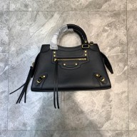 Balenciaga Neo Classic small Top Handle Bag Black/gold 2020