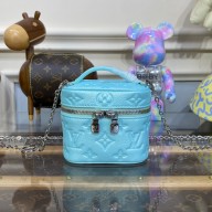 louis vuitton Micro Vanity CASE M82193 BLUE 2023