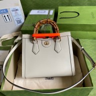 Gucci Diana small tote bag 660195 white 2021
