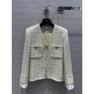 chanel tweed coat 04 SPRING 2024