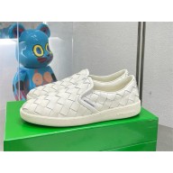 Bottega Veneta slip-on Sawyer Sneaker in Intrecciato leather white 2024