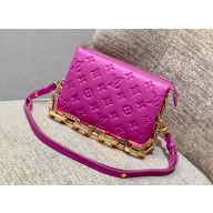 Louis Vuitton Coussin BB in Monogram Puffy Lambskin M59396 Purple 2022 