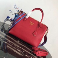 PRADA Calf leather TOTE bag 1BA157 red