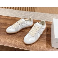 Maison Margiela Replica leather and suede sneakers WHITE 2024